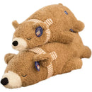 Axyaa Bear Plush Toy Pillow: Soft Hugging Long Strip Doll for Girls