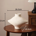 Axyaa Coarse Pottery Vase: Aesthetic Room Decor for Flowers, Plant Pot or Ornaments