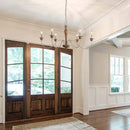 Rustic Wood Art Chandelier Light by Axyaa for Country Living Spaces