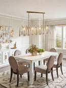 Axyaa Nordic Luxury Gold Glass Chandelier - Home Decoration Lighting