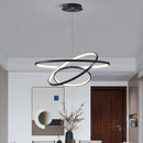 Axyaa LED Ring Pendant Chandeliers for Modern Dining Room Lighting