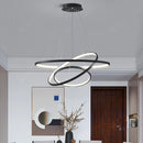 Axyaa LED Dining Room Chandelier Rings Pendant Lights - Modern Indoor Ceiling Lamps