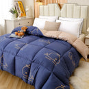 Cartoon Print Warm Winter Quilt: Single-Queen Size, Fluffy & Machine Washable by Axyaa.