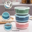 Axyaa Stainless Steel Food Sealing Bowl with Lid - Fresh-keeping Lunch Box