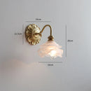 Axyaa Frosted Glass LED Wall Sconce Indoor Lighting Bedroom Living Room Wandlamp