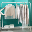Axyaa Hanging Clothes Dust Cover - Wardrobe Organizer Garment Bag with Zipper