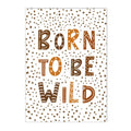 Boho Lion Tiger Rainbow Wall Art Print Canvas Picture for Axyaa Nursery Decor