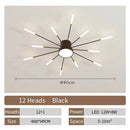 Axyaa Creative Fan LED Ceiling Lamp for Modern Living Room Decor