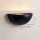 Axyaa Black Nordic LED Wall Lamp for Bedroom & Kitchen Lighting