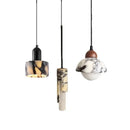 Axyaa Nordic Water Mill Marble Chandelier for Home and Coffee Shop