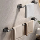 Axyaa Towel Bar/Hook/Rack - Easy Installation, No Wall Drilling