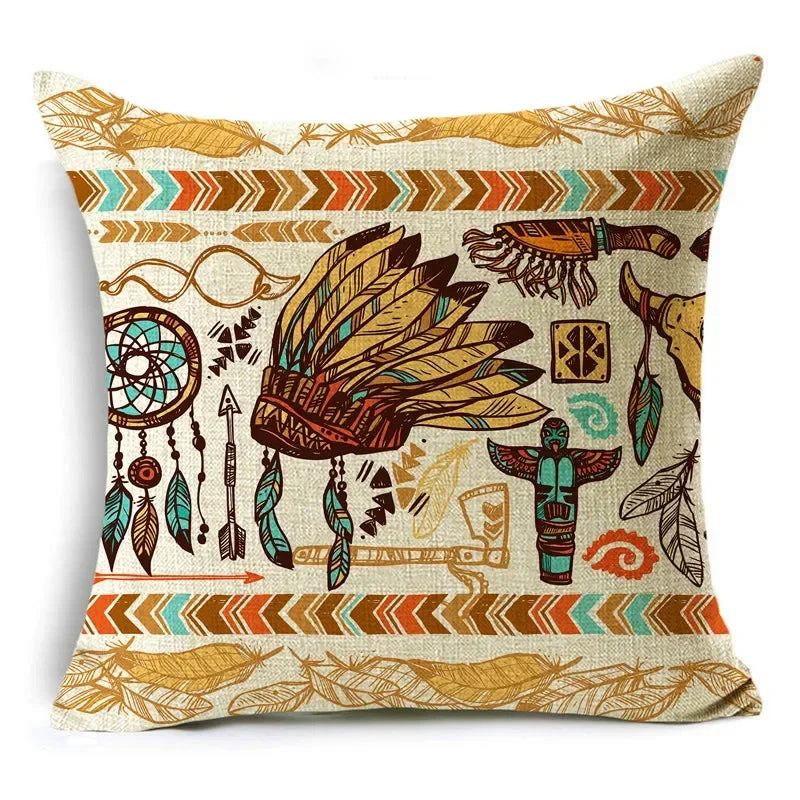 Axyaa Classic Printed Pillowcases 40*40cm/45*45cm/50*50cm Cushion Cover