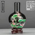 Axyaa Classic Jingdezhen Ceramic Vase with Base for Home Decor
