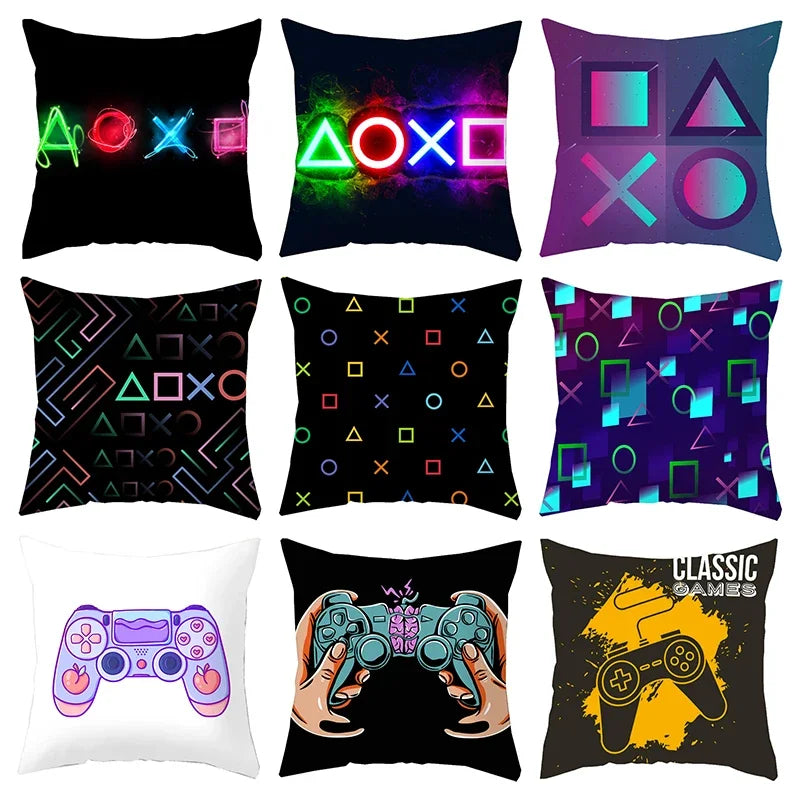 Axyaa Gamer Grip Square Pillowcase with New Anime Design