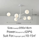 Axyaa Nordic Modern LED Chandeliers Decorative Ball Pendant Light for Home and Restaurant