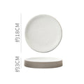 Axyaa Round Ceramic Plate Set for Stylish Dining Experience