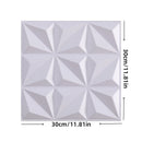 Axyaa 3D PVC Wall Panels for Indoor & Outdoor Decor, Pack of 12, Black & White