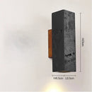 Axyaa Black Stone Wall Sconce Light with E27 Bulb