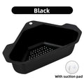 Axyaa Stainless Steel Triangle Sink Drain Basket Food Debris Filter Rack
