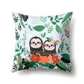 Axyaa Green Leaf Pillowcases for Sofa, Car & Living Room Decor