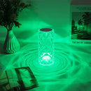 Axyaa Crystal Mini Rose Petal USB Rechargeable Decorative Table Lamp