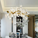 Axyaa White Grape Glass Pendant Lights for Dining Table Decor