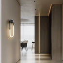 Axyaa Ellipse Wall Lights: Gold, Black, Copper, White; 3 Color Temperature Dimming
