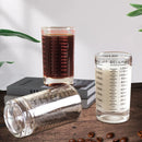 Axyaa Glass Measuring Espresso Cup Set for Coffee Extraction Mug