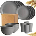 Axyaa Unbreakable Plastic Dinnerware Sets - Durable, Lightweight, Perfect for Daily Use