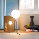 Axyaa Glass Ball LED Chandelier Lamp - Modern Nordic Bedside Home Decor