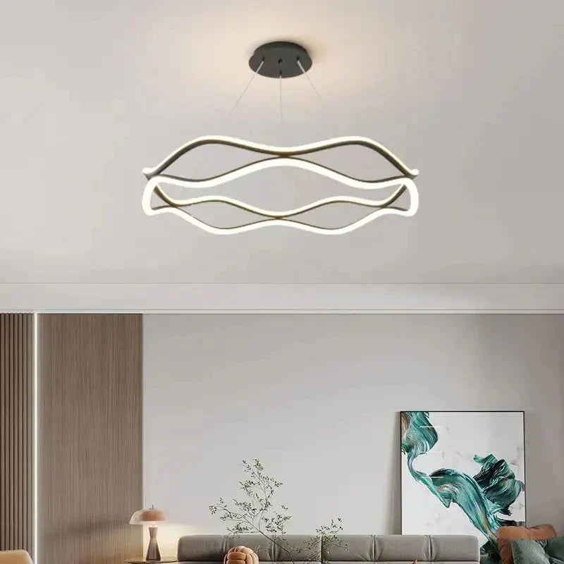 Axyaa Nordic Simple Chandelier for Home Lighting in Living Room, Dining Room, Bedroom