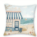 Beach Chic Throw Pillow Cover Set for Home Decor by Axyaa
