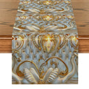 Axyaa European Style Table Runner for Indoor Outdoor Dining