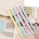 Axyaa Love Chopsticks: Reusable Alloy Korean Sushi Chopsticks, Non-Slip, 5 Pairs