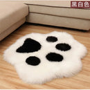 Axyaa Cat Paw Bear Foot Plush Carpet for Home Decor