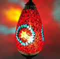 Axyaa Turkish Mosaic Table Lamp Vintage Art Deco Handcrafted Bedside Light