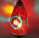 Axyaa Turkish Mosaic Table Lamp Vintage Art Deco Handcrafted Bedside Light