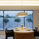 Axyaa Glossy Nordic Aluminum Pendant Light for Dining Room Decor