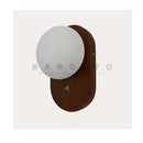 Axyaa Walnut Wood Glass Wall Sconce Modern Vintage Wabi-Sabi Lighting