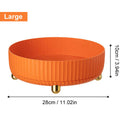 Axyaa 360° Rotating Kitchen Storage Tray for Spice Jars Snacks Cosmetics Organizer