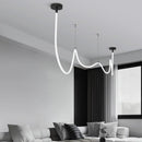 Axyaa Nordic Minimalist LED Pendant Chandelier for Living and Dining Room