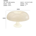 Axyaa Bedside Mushroom Lamp: Rechargeable Decor Light, Danish Design in Minimal Style
