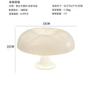 Axyaa Bedside Mushroom Lamp: Rechargeable Decor Light, Danish Design in Minimal Style