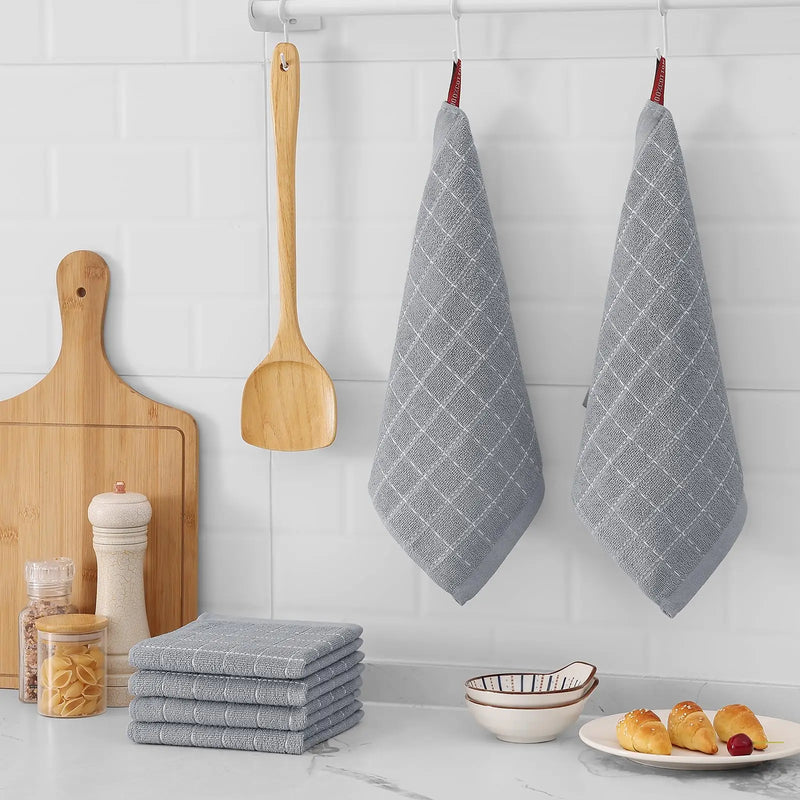Axyaa Cotton Kitchen Towel Super Soft & Absorbent Cleaning Cloth