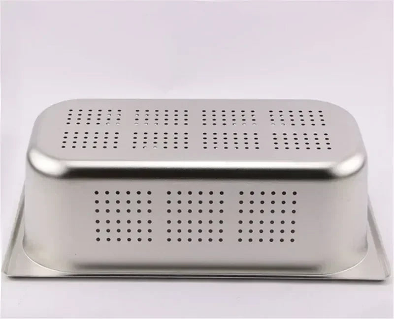 Axya Stainless Steel Mesh Strainer Vegetable Fruit Wash Basket GN Pan Water Filter Tray