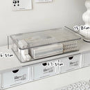 Axyaa Desktop Stationery Organizer: Pen Holder Storage Box for Sticky Notes and Pens