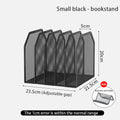 Axyaa Mesh File Organizer for Desk | Vertical Office Document Holder | 7-Section Heavy-Duty Sorter