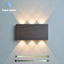 Axyaa LED Touch Wall Lamp 4000mAh Three Color Indoor Bedside Light
