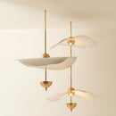 Axyaa Lotus Leaf LED Pendant Lamp: Modern Luxury for Home & Hospitality