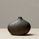 Axyaa Stone Pottery Flower Vase: Chinese Style Retro Ceramic Home Decor